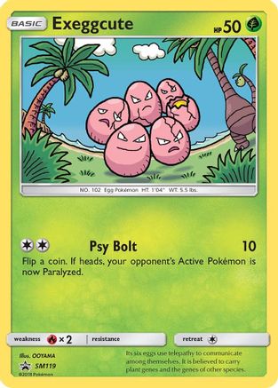 Exeggcute (SM119) [Sun & Moon: Black Star Promos]