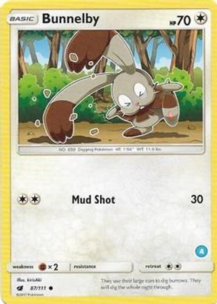 Bunnelby (87) - Trainer Kit: Alolan Sandslash & Alolan Ninetales