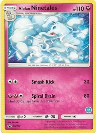 Alolan Ninetales (17) (SM128) - SM Trainer Kit Alolan Sandslash & Alolan Ninetales