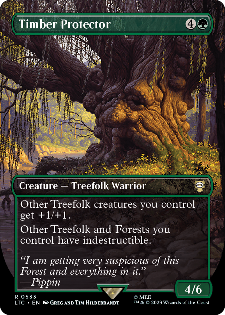 Timber Protector (533) Foil - Tales of Middle-earth Commander