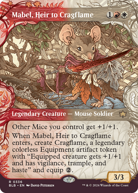 Mabel, Heir to Cragflame (Showcase) [Bloomburrow] Foil