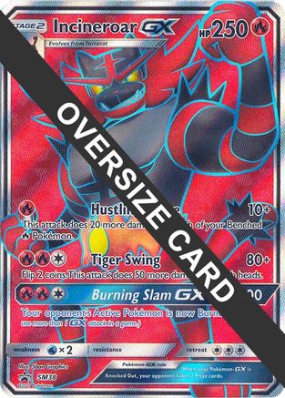 Incineroar GX (SM38) (Jumbo Card) [Sun & Moon: Black Star Promos] | Silver Goblin