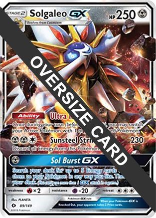 Solgaleo GX (89/149) (Jumbo Card) [Sun & Moon: Base Set] | Silver Goblin