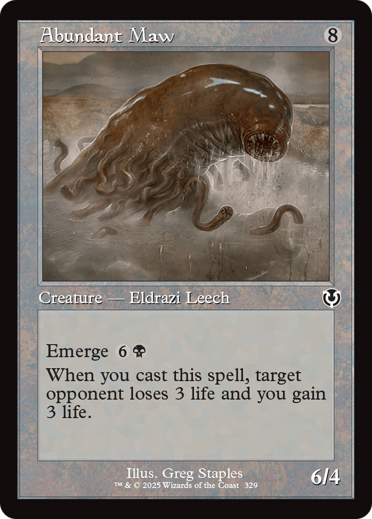 Abundant Maw (Retro Frame) (329) - Innistrad Remastered