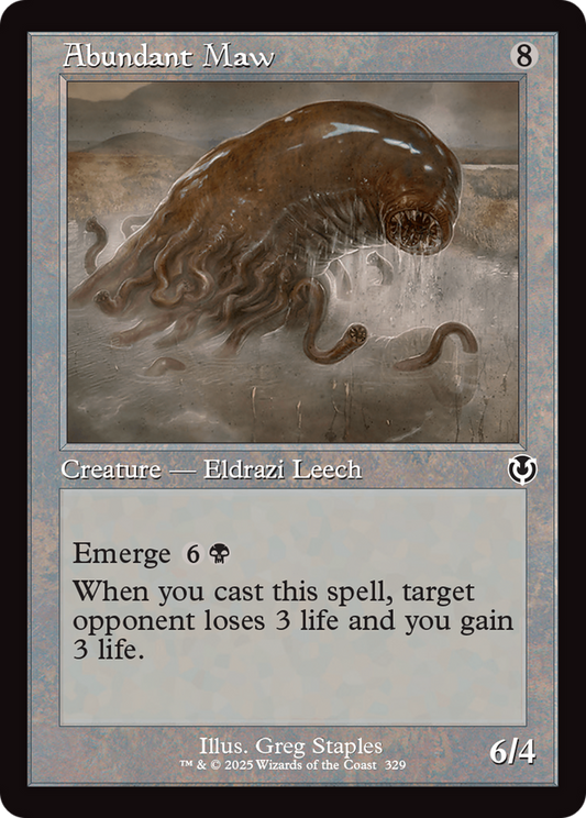 Abundant Maw (Retro Frame) (329) - Innistrad Remastered