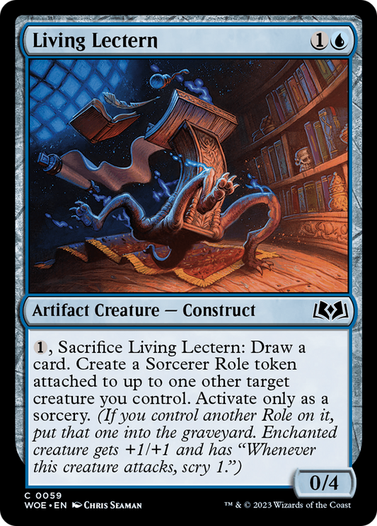 Living Lectern [Wilds of Eldraine] Foil