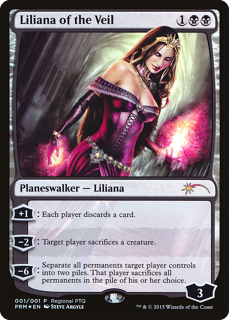 Liliana of the Veil (Regional PTQ) [Pro Tour Promos] | Silver Goblin