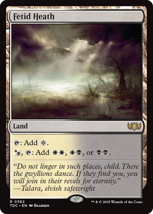Fetid Heath (362) - Commander: Tarkir: Dragonstorm