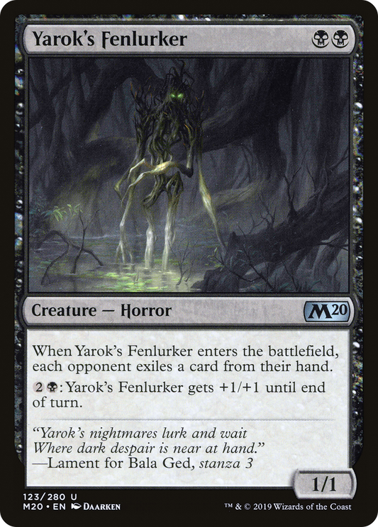 Yarok's Fenlurker [Core Set 2020] Foil