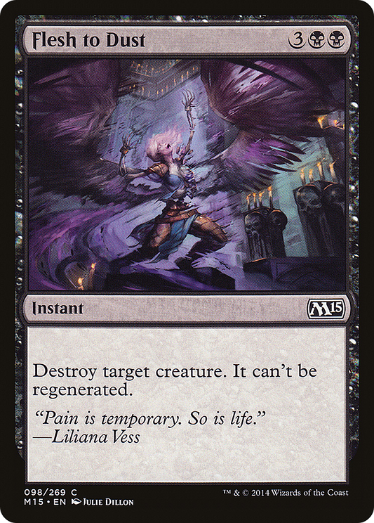 Flesh to Dust [Magic 2015] Foil
