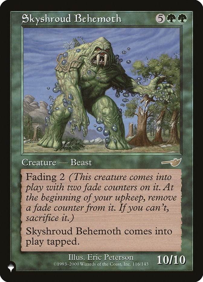 Skyshroud Behemoth [The List] | Silver Goblin