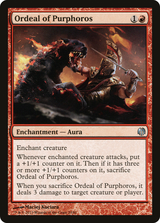 Ordeal of Purphoros [Duel Decks: Heroes vs. Monsters]