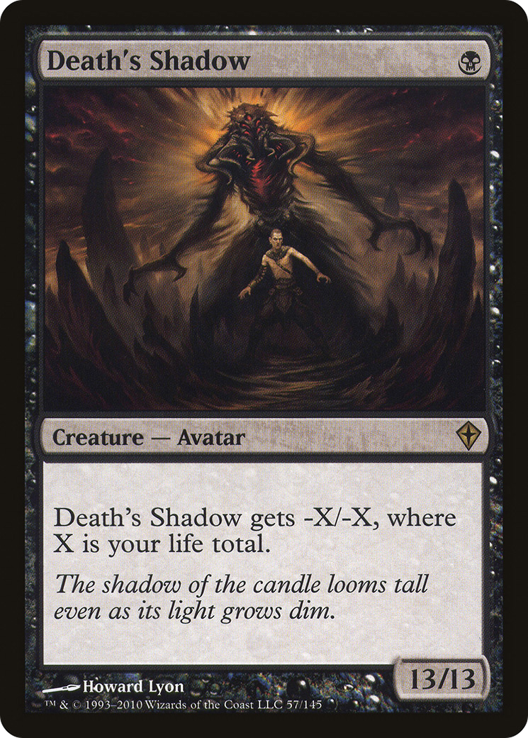 Death's Shadow [Worldwake] Foil