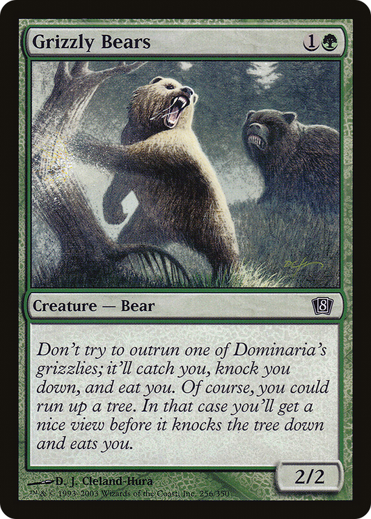 Grizzly Bears (256★) Foil - Eighth Edition