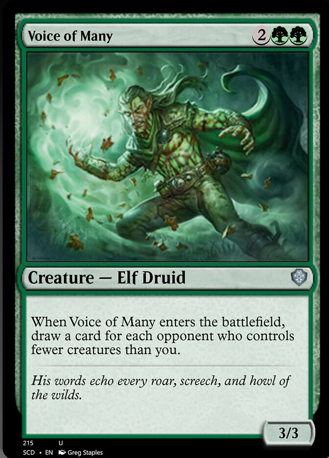 Voice of Many [Starter Commander Decks] | Silver Goblin