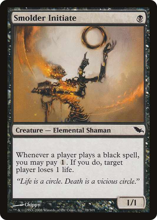 Smolder Initiate [Shadowmoor] Foil
