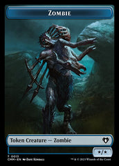 Servo // Zombie (0013) Double-Sided Token [Commander Masters Tokens] | Silver Goblin