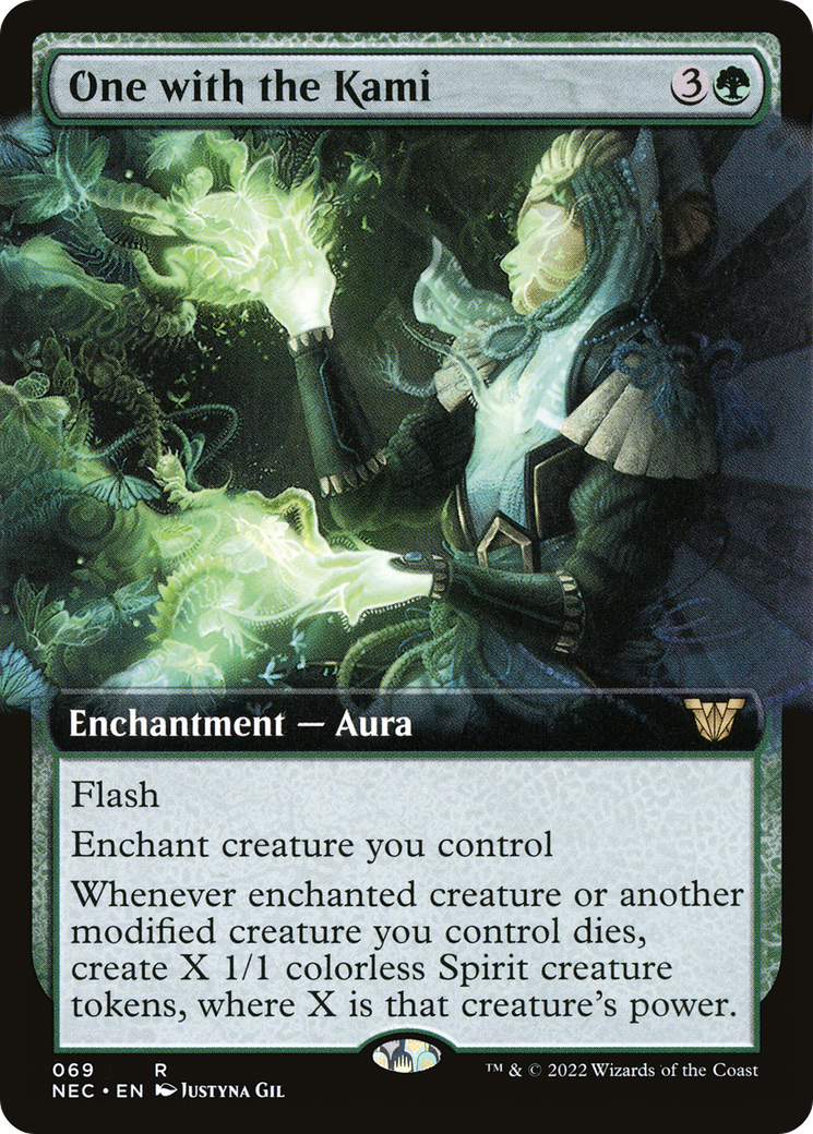 One with the Kami (Extended Art) [Kamigawa: Neon Dynasty Commander]