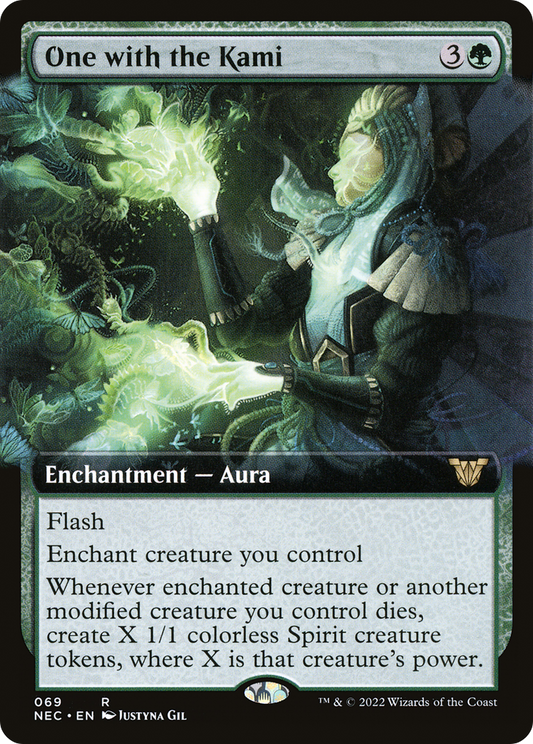 One with the Kami (Extended Art) [Kamigawa: Neon Dynasty Commander]