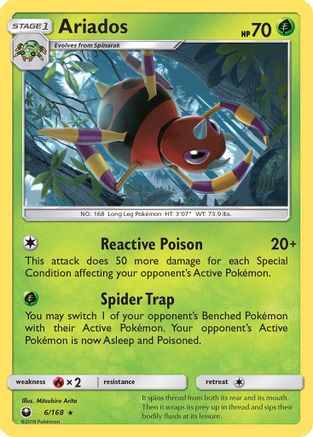 Ariados (6/168) [Sun & Moon: Celestial Storm] | Silver Goblin