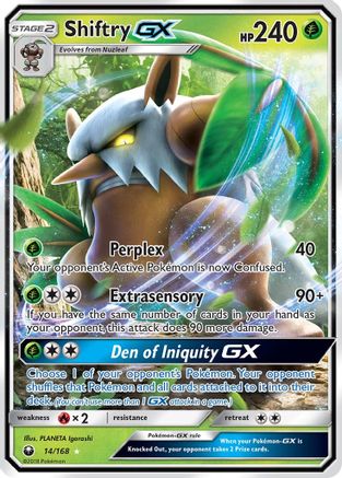 Shiftry GX (14) Holofoil - SM  Celestial Storm