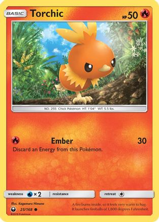 Torchic (25) Reverse Holofoil - Celestial Storm