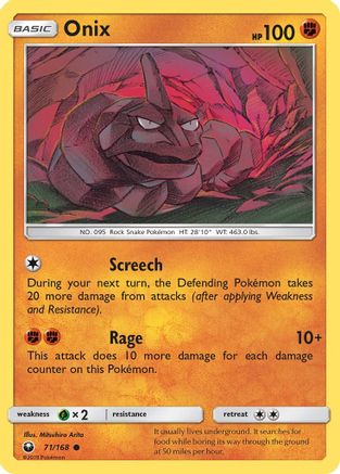 Onix (71/168) [Sun & Moon: Celestial Storm]