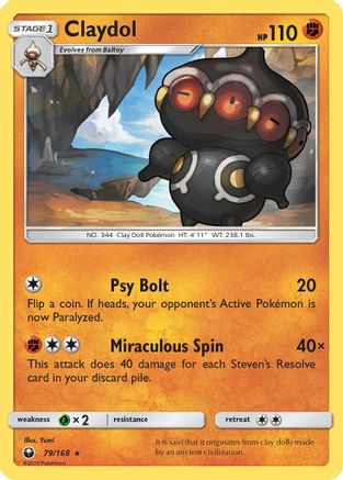 Claydol (79/168) [Sun & Moon: Celestial Storm] | Silver Goblin