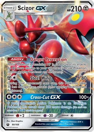 Scizor GX (90) Holofoil - Celestial Storm