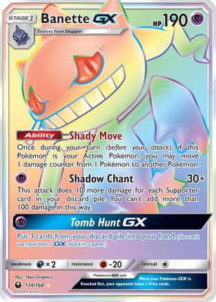 Banette GX (174/168) [Sun & Moon: Celestial Storm] | Silver Goblin