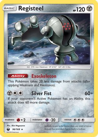Registeel (96) Reverse Holofoil - SM  Celestial Storm