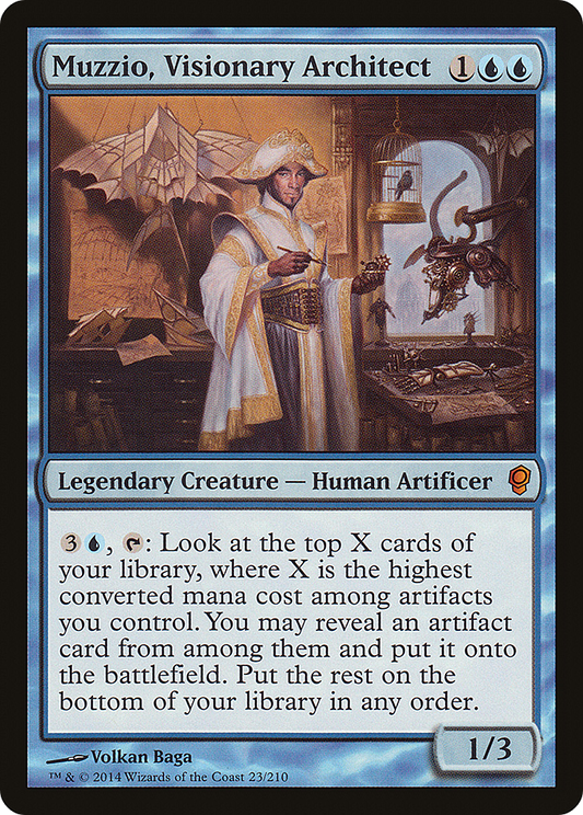 Muzzio, Visionary Architect [Conspiracy] Foil
