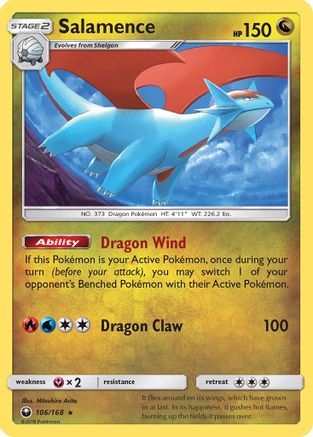 Salamence (106) Reverse Holofoil - Celestial Storm