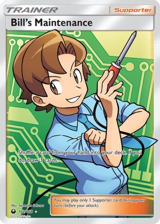 Bill's Maintenance (Full Art) (162) Holofoil - Celestial Storm