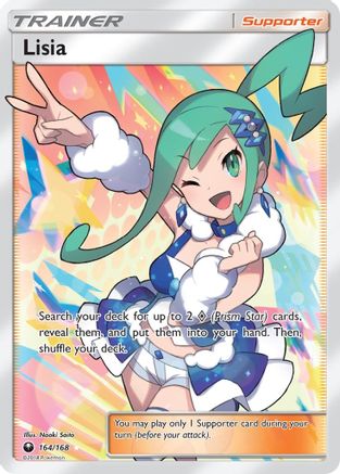 Lisia (Full Art) (164) Holofoil - SM  Celestial Storm