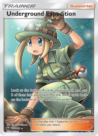 Underground Expedition (Full Art) (168) Holofoil - SM  Celestial Storm