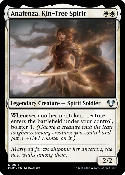 Anafenza, Kin-Tree Spirit [Commander Masters] Foil