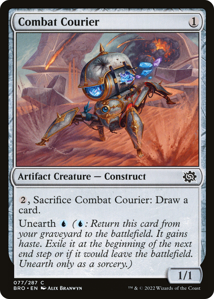 Combat Courier [The Brothers' War] Foil