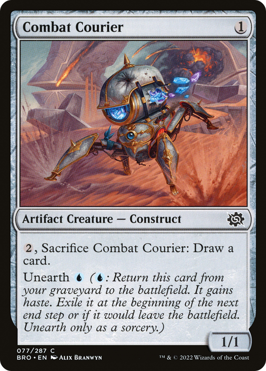 Combat Courier [The Brothers' War] Foil