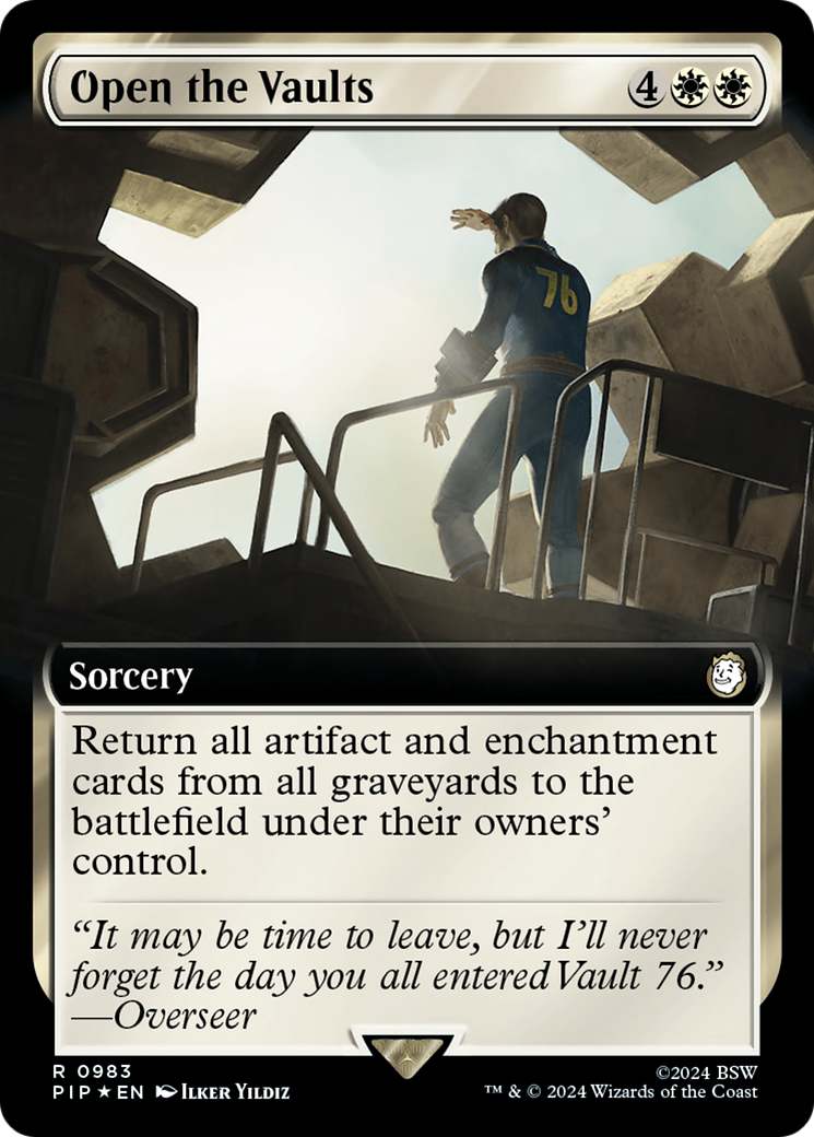 Open the Vaults (Extended Art) (Surge Foil) (Extended Art) (983) Foil - Fallout