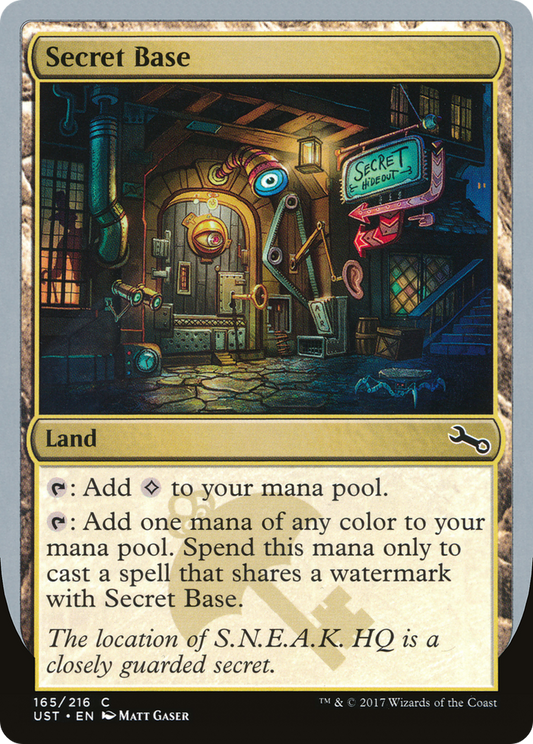 Secret Base (Matt Gaser) [Unstable] Foil