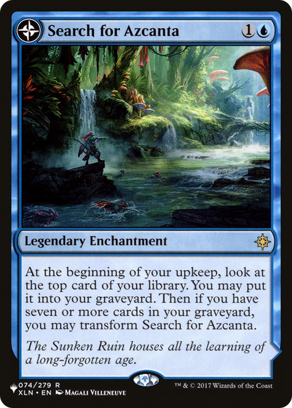 Search for Azcanta // Azcanta, the Sunken Ruin (XLN-74) - The List