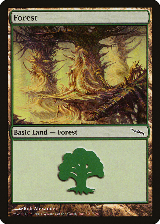 Forest (304) [Mirrodin] Foil