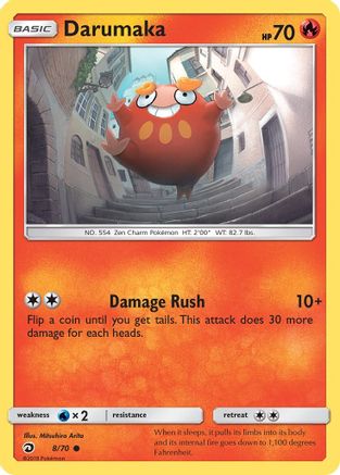 Darumaka (8) Reverse Holofoil - Dragon Majesty