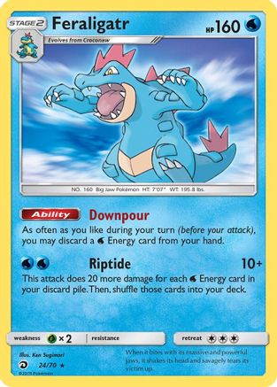 Feraligatr (24) Reverse Holofoil - Dragon Majesty