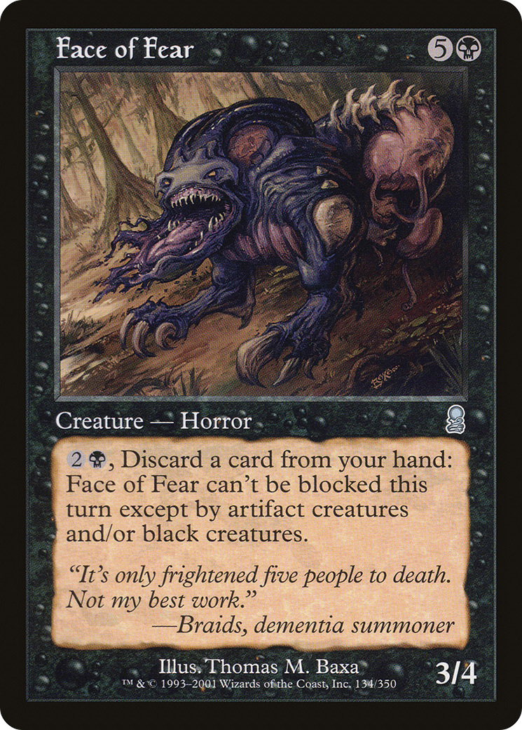 Face of Fear [Odyssey] Foil