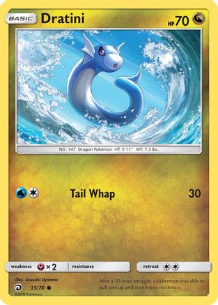 Dratini (35) Reverse Holofoil - Dragon Majesty