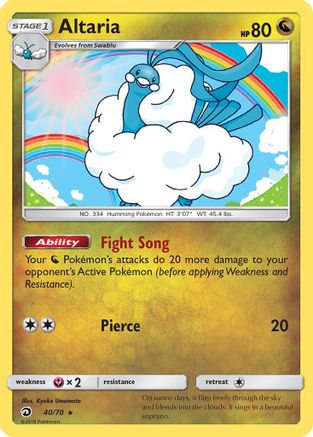 Altaria (40) Holofoil - Dragon Majesty