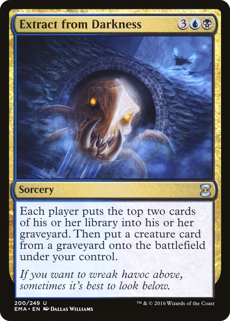 Extract from Darkness (200) Foil - Eternal Masters