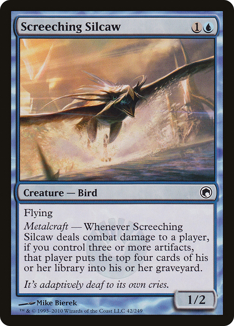 Screeching Silcaw (042) Foil - Scars of Mirrodin